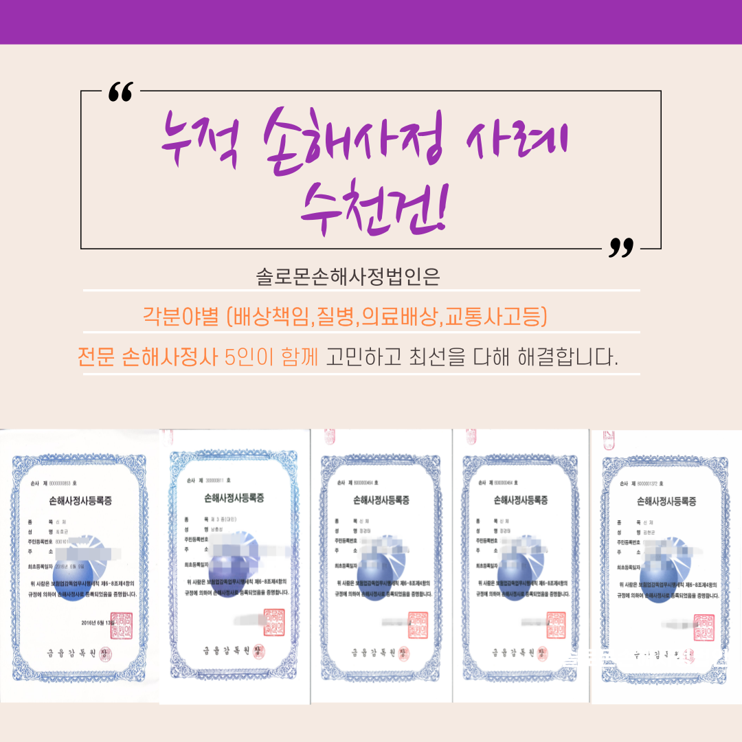 [일산손해사정사] 교통사고 사망 중상해 손해액산정