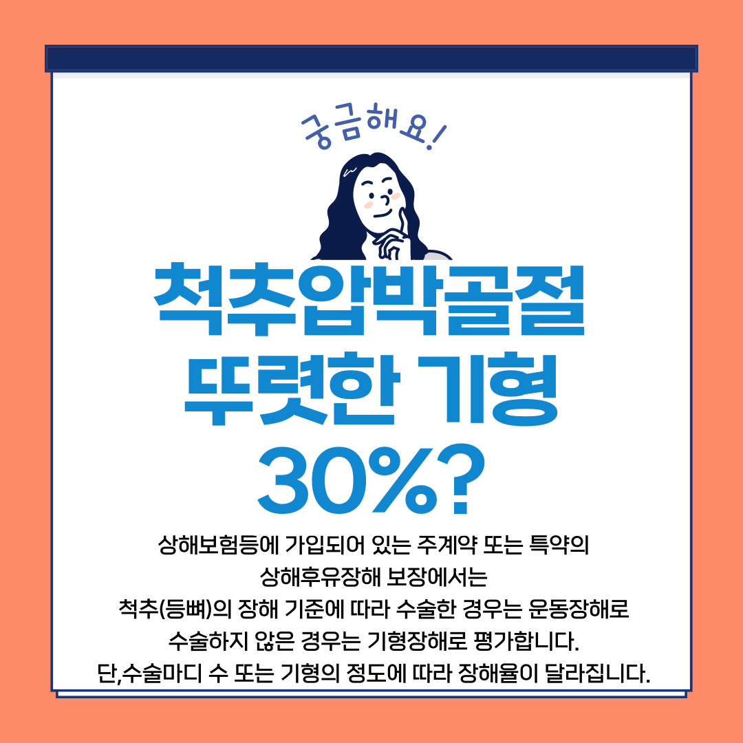 척추압박골절 뚜렷한 기형 30% 성공사례 궁금하다면