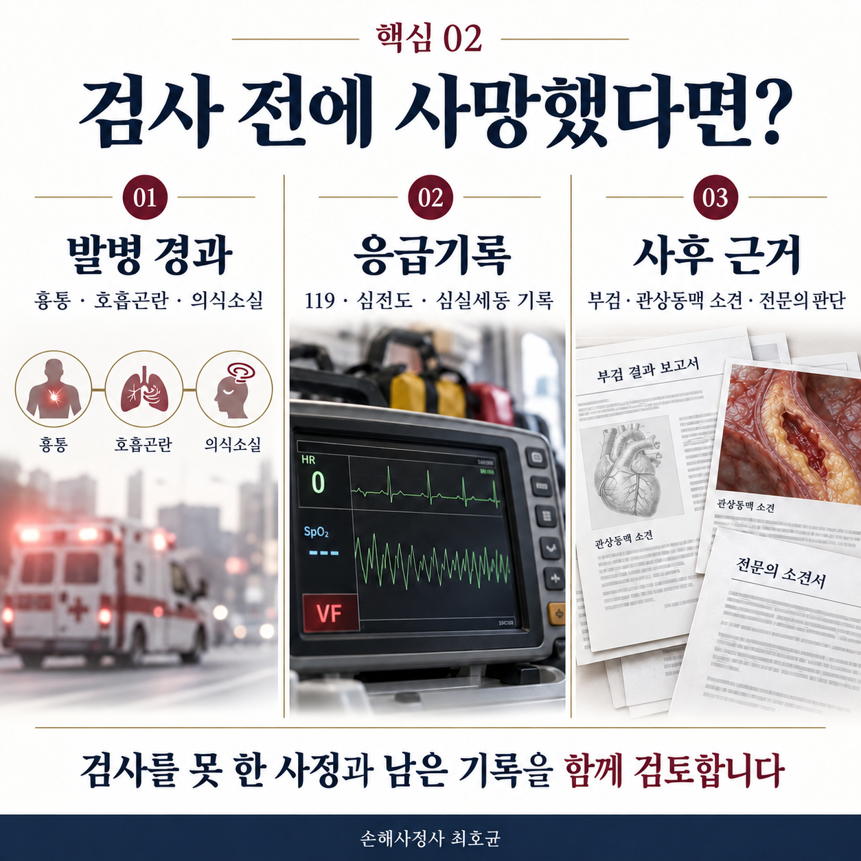 급성심근경색 추정 진단비 인정되기 위한 핵심포인트는